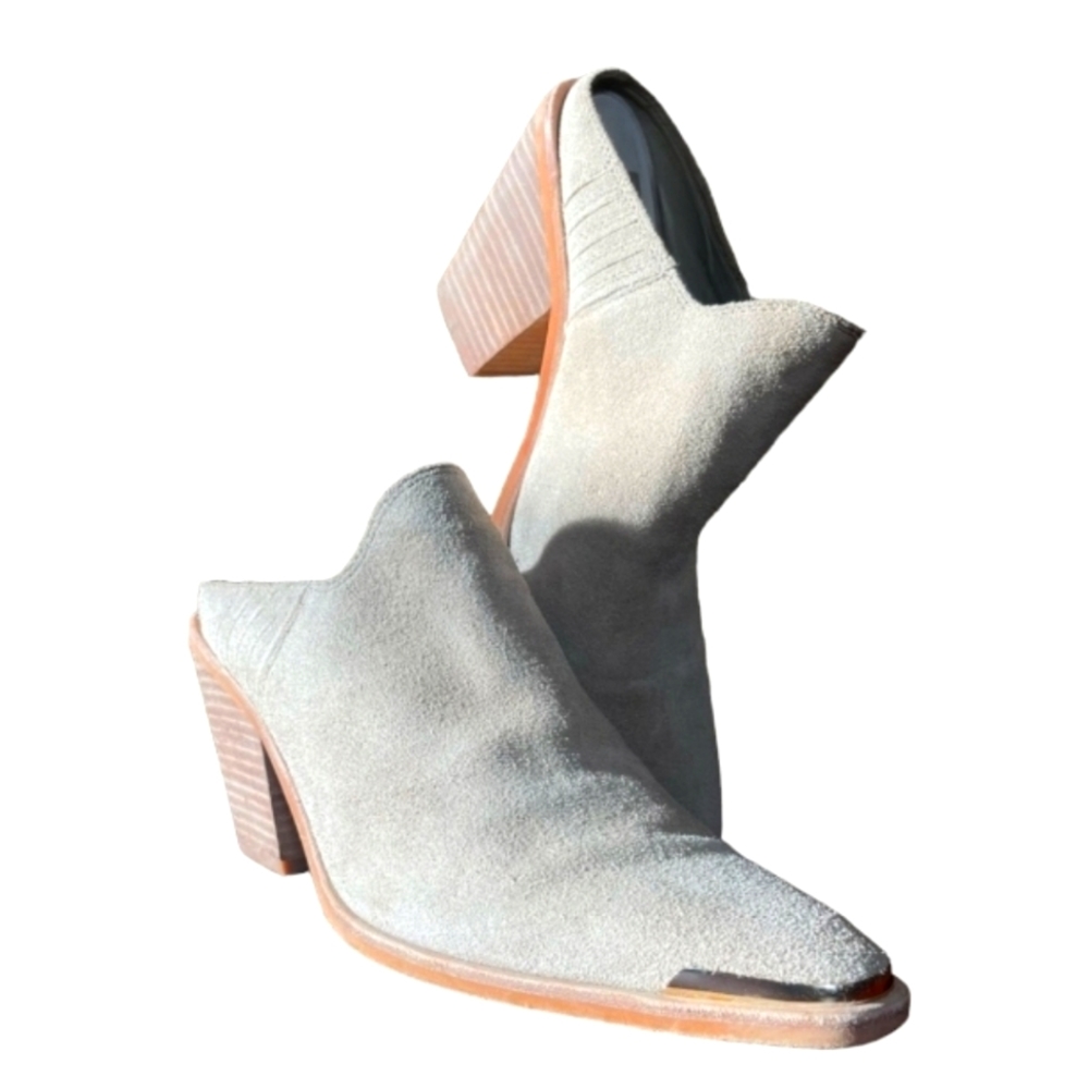 Dolce Vita Suede Block Mule Clog 8